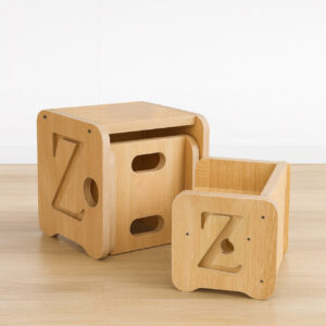Zora Table & Chair Set for Toddlers (Double chair) - ZRA-TCS-003