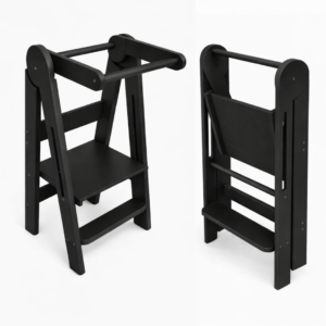 Foldable Learning Tower - Matte Black