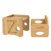 Storage Design 001 Customizable Double Board Sets (1 Table + 2 Chair)